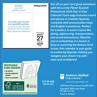 Lonely Planet: Spanish Phrasebook 2026 Box Calendar - Online Only