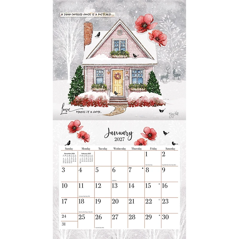 Bless This Home 2027 Wall Calendar - Online Only