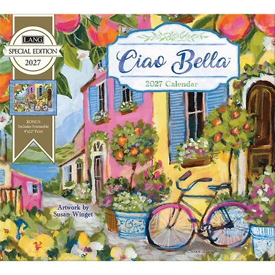 Ciao Bella Special Edition with Print 2027 Wall Calendar