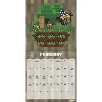 Minecraft Exclusive with Decal 2026 Deluxe Wall Calendar