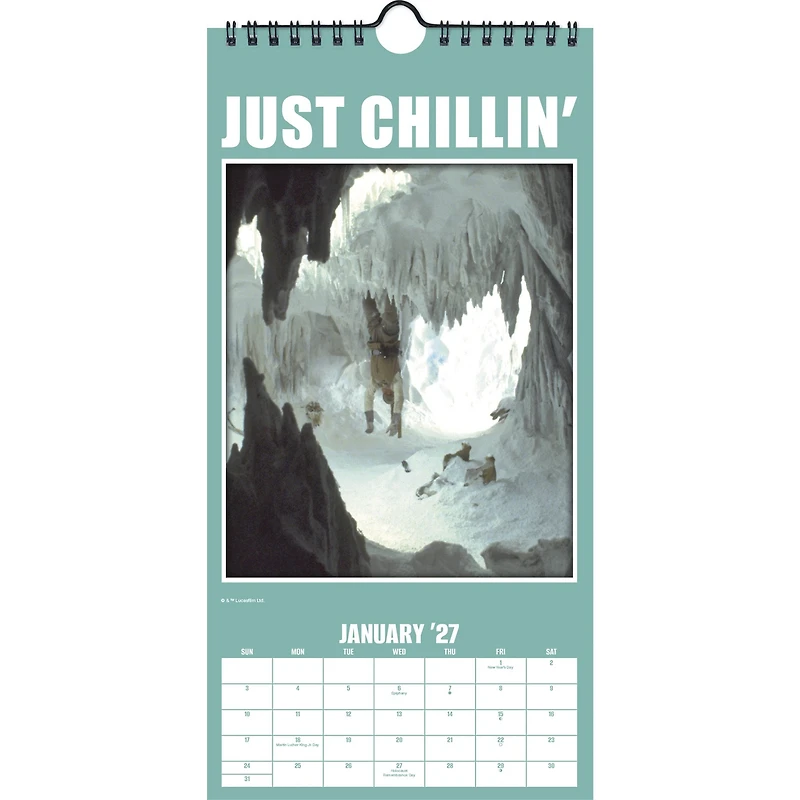Star Wars 2027 Slim Calendar