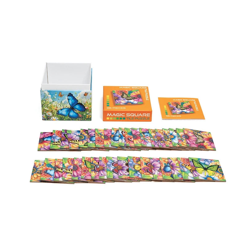 Butterflies Magic Square 36 Piece Puzzle - Online Only
