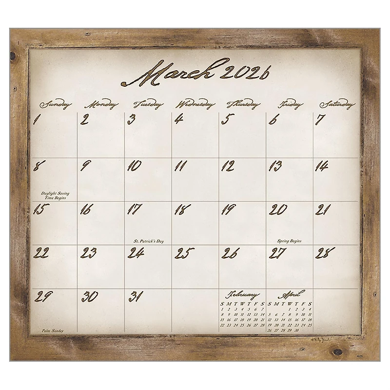 Simple Treasures 2026 Deluxe Wall Calendar - Online Only