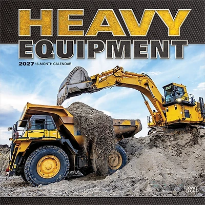 Heavy Equipment 2027 Wall Calendar