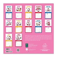 Hello Kitty Playful Pink 2026 Wall Calendar