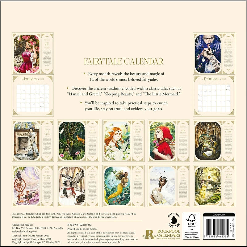 Fairytale 2027 Wall Calendar