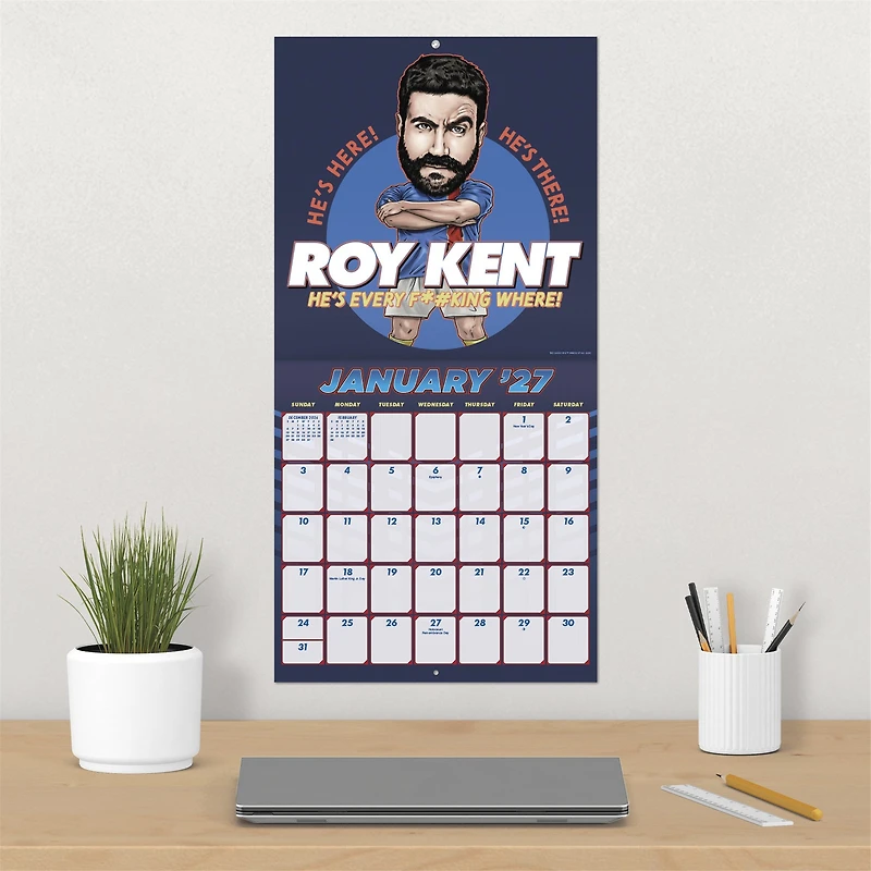 Ted Lasso 2027 Wall Calendar