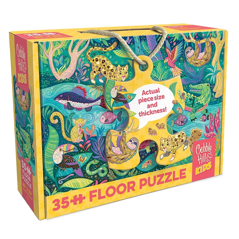 In the Rainforest 35 Piece Floor Puzzle - Online Only