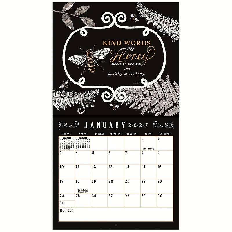 Bee-u-tiful Life 2027 Wall Calendar - Online Only