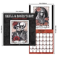 Tarot - Skulls & Roses 2026 Wall Calendar - Online Only
