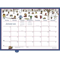 Motherword Deluxe English 2025-2026 Wall Calendar