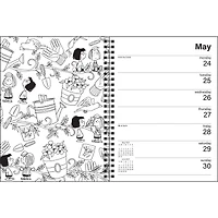 PEANUTS® Monthly/Weekly 2027 Coloring Engagement Calendar