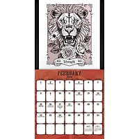 Tarot - Skulls & Roses 2026 Wall Calendar - Online Only