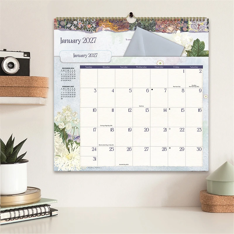 Botanical Gardens File It 2027 Wall Calendar - Online Only