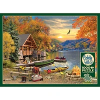 Lakeside Retreat 1000 Piece Puzzle Cobble Hill