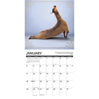 Llama Yoga 2026 Wall Calendar