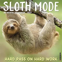 Sloth Mode 2027 Wall Calendar - Online Only