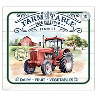 Farm To Table 2026 Deluxe Wall Calendar