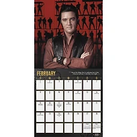 Elvis Presley Collectors Edition 2026 Wall Calendar - Online Only