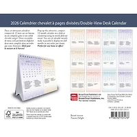 Motifs 2026 Double View Easel Calendar (French)