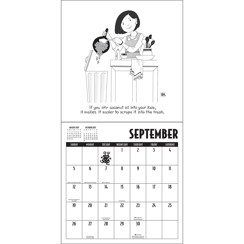 Mary EngelDark 2027 Wall Calendar - Online Only
