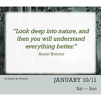 I'd Rather Be Outside 2026 Box Calendar - Online Only