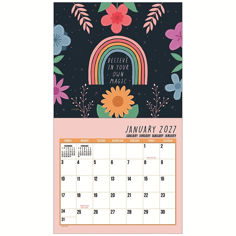 Live, Laugh, Love 2027 Wall Calendar