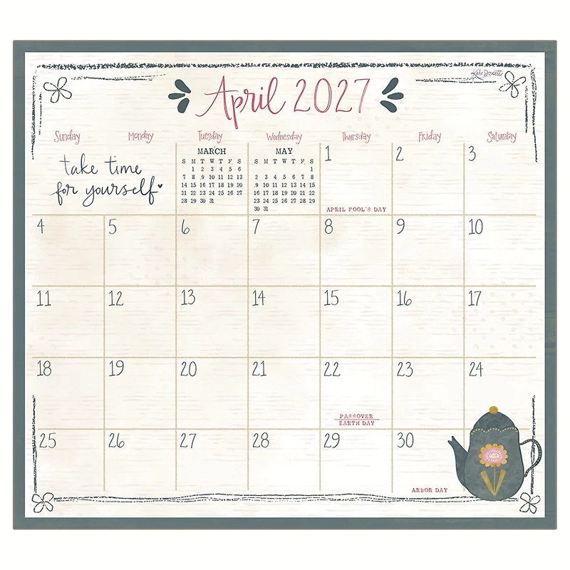 Tea 2027 Mini Magnetic Calendar - Online Only