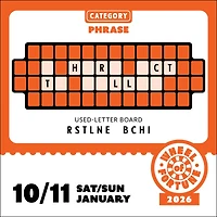 Wheel Of Fortune 2026 Box Calendar