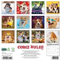 Corgi Rules 2026 Wall Calendar - Online Only