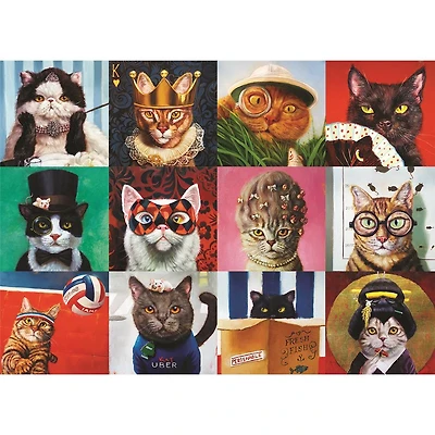 Funny Cats 1000 Piece Puzzle