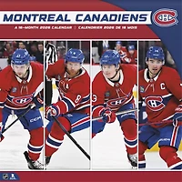 NHL Montreal Canadiens Bilingual 2026 Wall Calendar