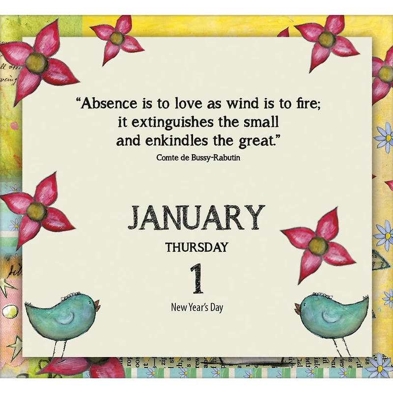 Live Love Dream Small 2026 Box Calendar