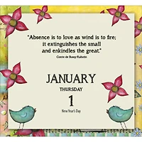 Live Love Dream Small 2026 Box Calendar