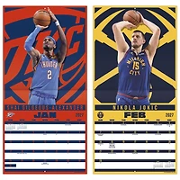 NBA Superstars 2027 Wall Calendar