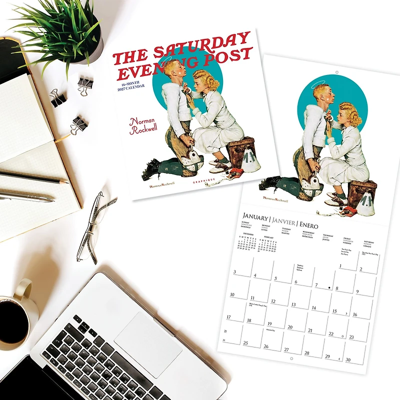 Saturday Evening Post 2027 Wall Calendar