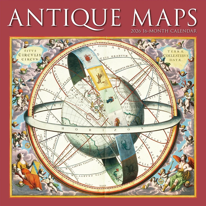 Antique Maps 2026 Wall Calendar