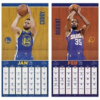 NBA Superstars 2026 Wall Calendar