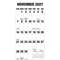 Big Letters Big Numbers 2027 Wall Calendar