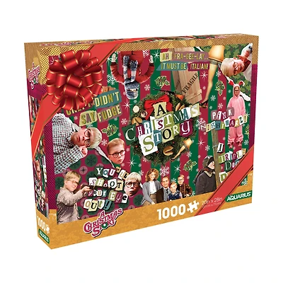 A Christmas Story Triple Dog Dare 1000 Piece Puzzle