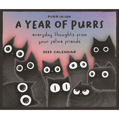 A Year of Purrs 2027 Box Calendar