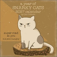 A Year of Snarky Cats 2027 Wall Calendar