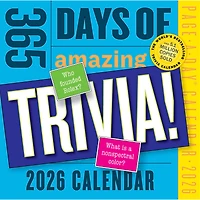 Amazing Trivia 365 2026 Box Calendar