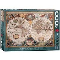 Antique World Maps 1000 Piece Puzzle