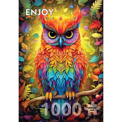 Autumnal Owl 1000 Piece Puzzle - Online Only