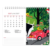 Maud Lewis Double-View 2027 Easel Calendar