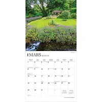 Les Jardins De Campagne 2026 Wall Calendar (French)