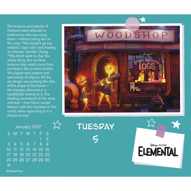 Disney Pixar 2027 Box Calendar - Online Only