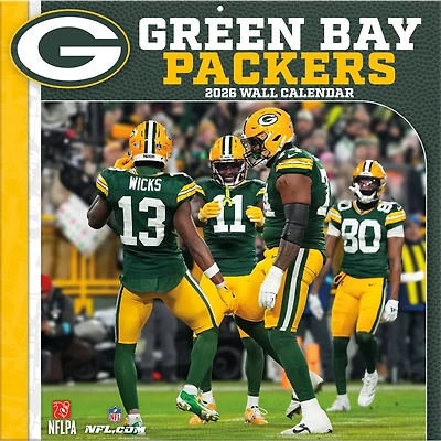 NFL Green Bay Packers 2026 Wall Calendar