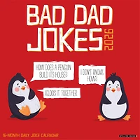 Bad Dad Jokes 2026 Wall Calendar